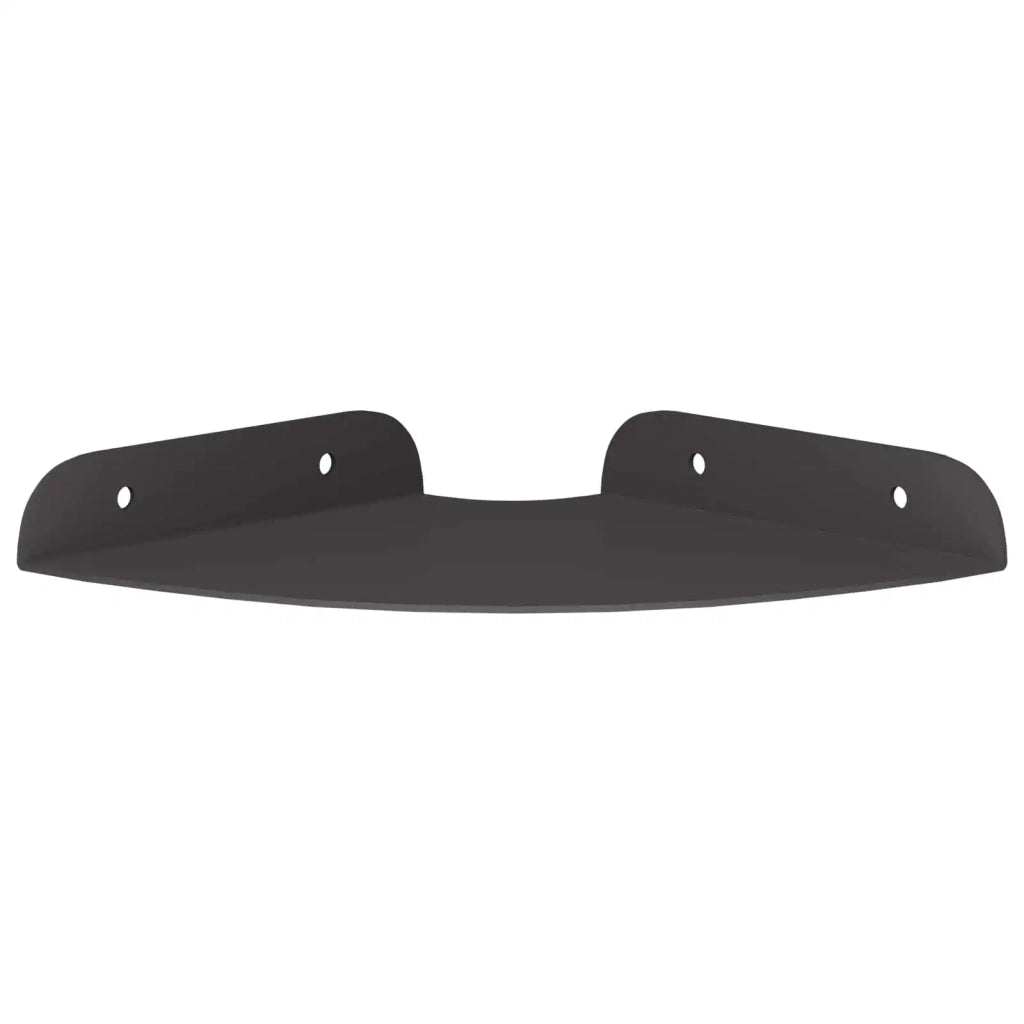 Mensola sospesa con lo scaffale 2 pcs Nero 15 x 15 x 2 cm 8004074