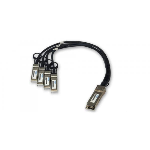Origin Storage BN-QS-SP-CBL-1M-OS cavo InfiniBand e in fibra ottica QSFP+ 4x SFP+ DAC Nero (Origin Storage BN-QS-SP-CBL-1M IBM Compatible Direct Attach Copper Breakout Cable 40GBase-CU QSFP+ to 4x10GBase-CU SFP+ [Passive Twinax 1m])