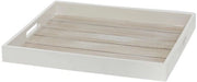 Scatola per servizio - Tavolo di servizio - Stile rurale - Scatola per servizi - Dimensioni: 40 x 35 x 4 cm - Maniglie con protezione per le dita - Scatola per servizio in legno.