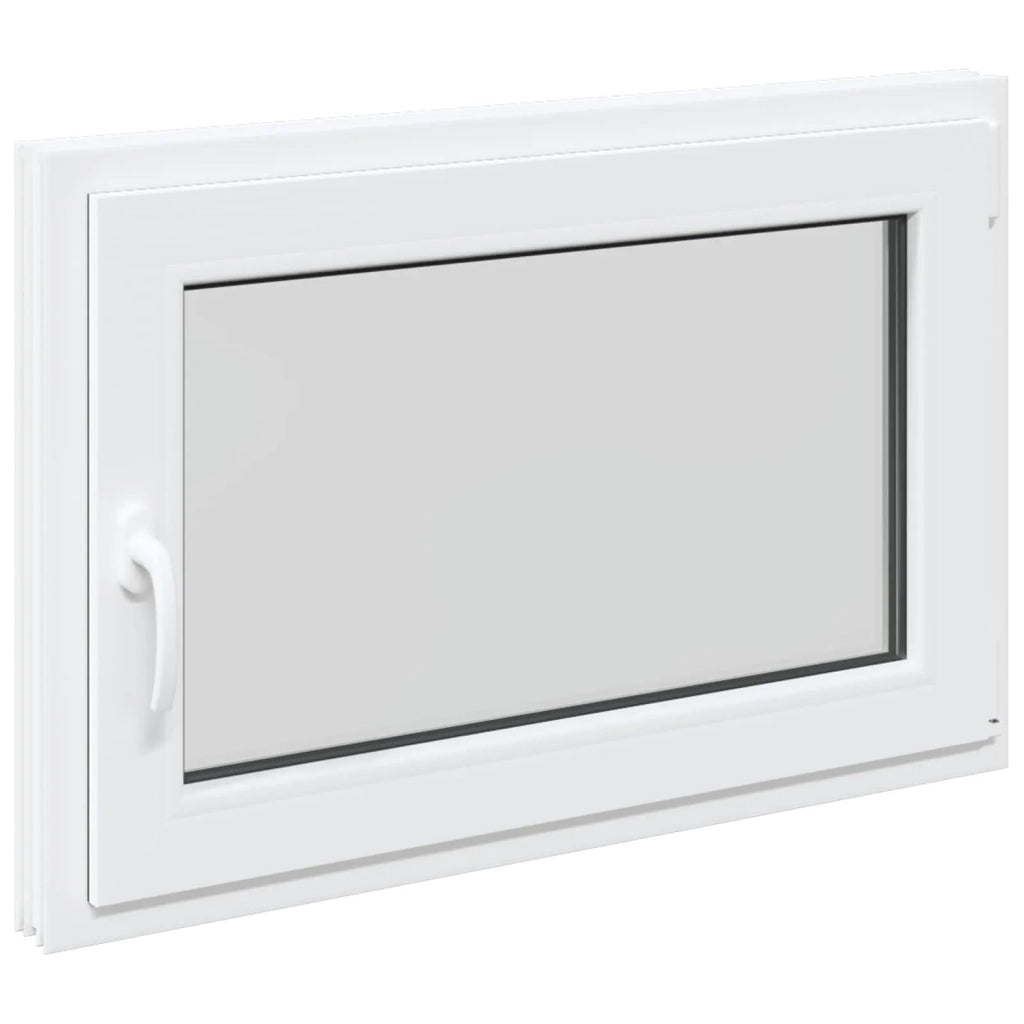 Finestra per Soffitta RISOR 90 x 50 cm PVC e Vetro Bianco CFW4959758