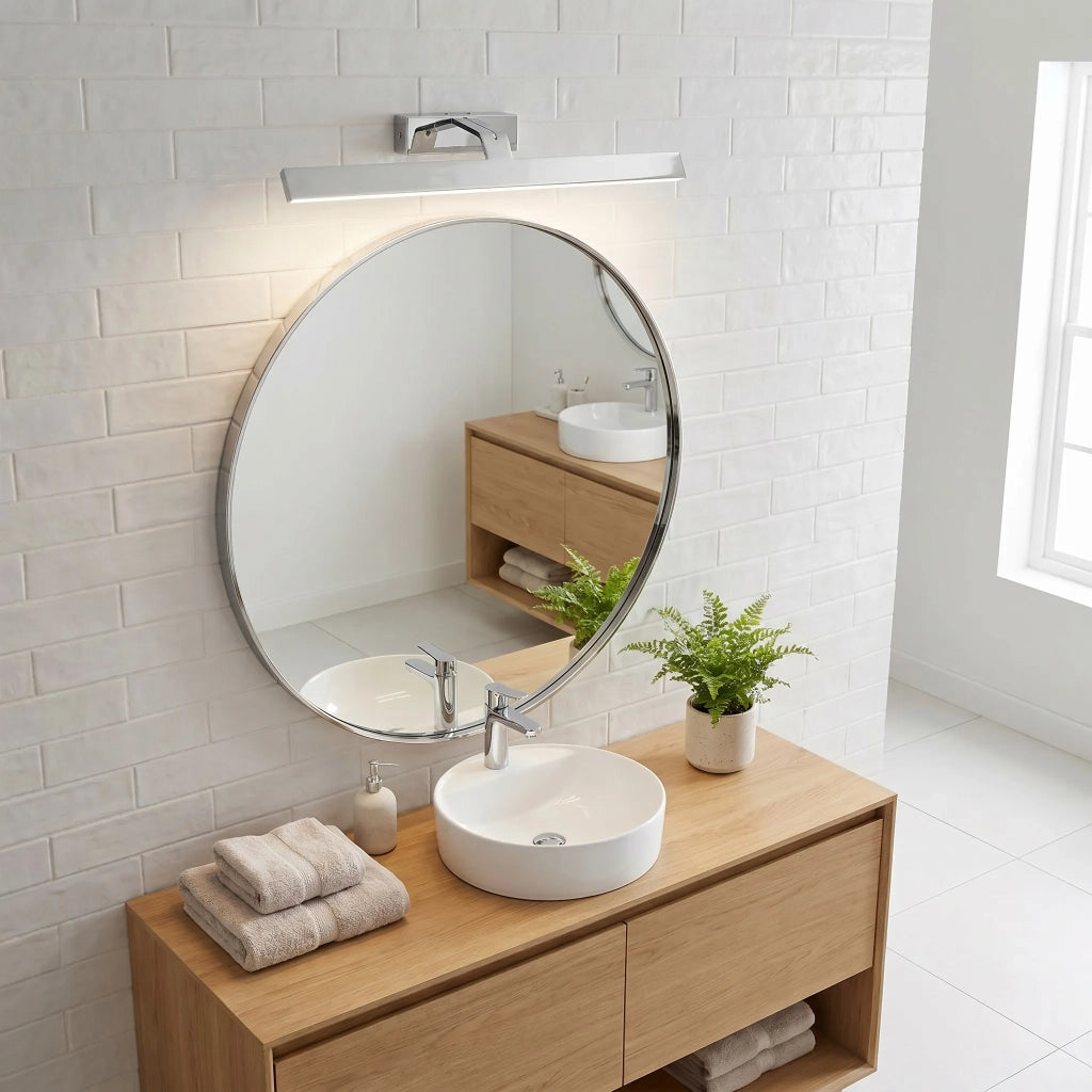 Applique Da Bagno Led Swe002-1w 58cm Chrome