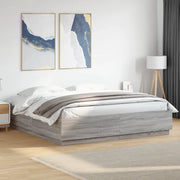Giroletto Grigio Sonoma 180x200 cm in Legno Multistrato 3209686