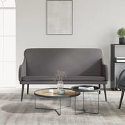 Panca Grigia 110x76x80 cm in Similpelle 351433