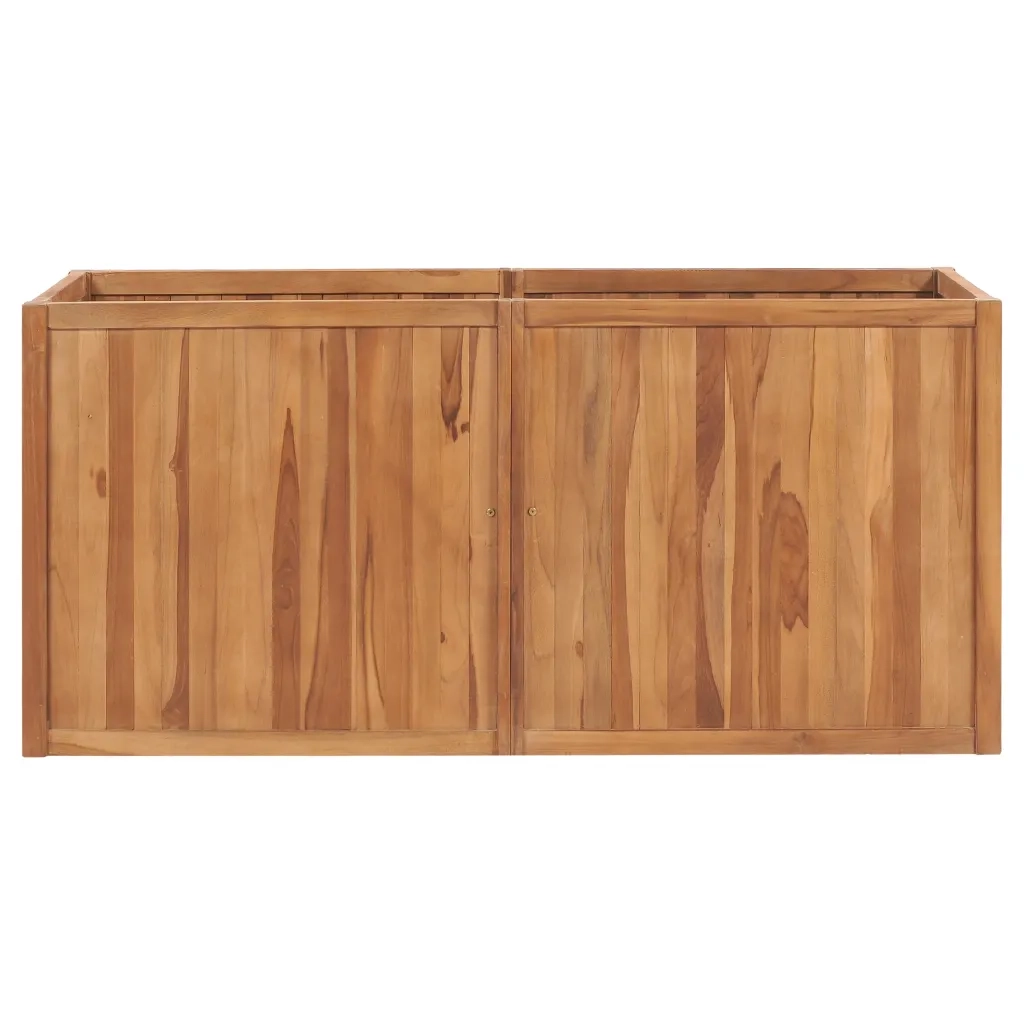 Letto Rialzato 150x50x70 cm in Legno Massello di Teak cod mxl 55538