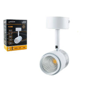 Trade Shop - Applique Led Cob 10w Faretto Staffa Orientabile Lampada Soffitto Parete F10w-1a -
