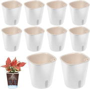 Set di vasi autoirriganti da 10 pezzi - indicatore del livello dell'acqua - irrigazione interna e esterna.