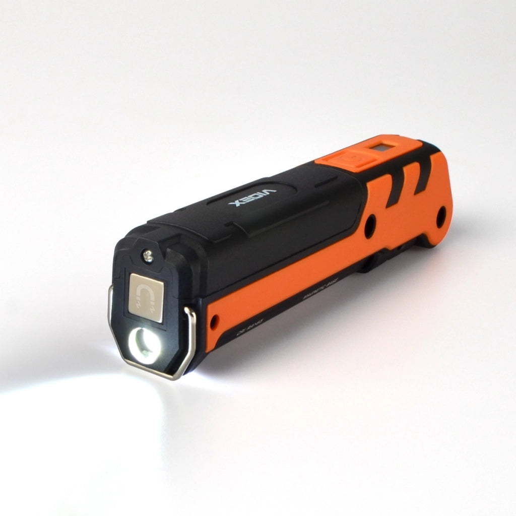 Videx torcia da lavoro 5W/COB 10W 400lm 60m USB-C UV