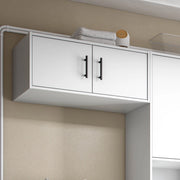 Vergemoli, Armadio Multiuso 2 Ante un Ripiano, 40x34h cm Bianco