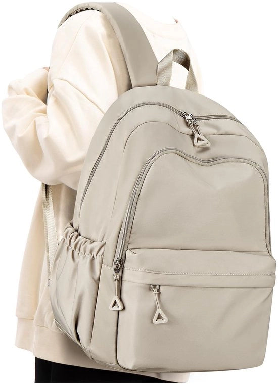 Zak scolastica con tasca per laptop 14 pollici - Borsa informale - Ragazze/Ragazzi - Impermeabile Nylon - Sostenibile - Grande capacità