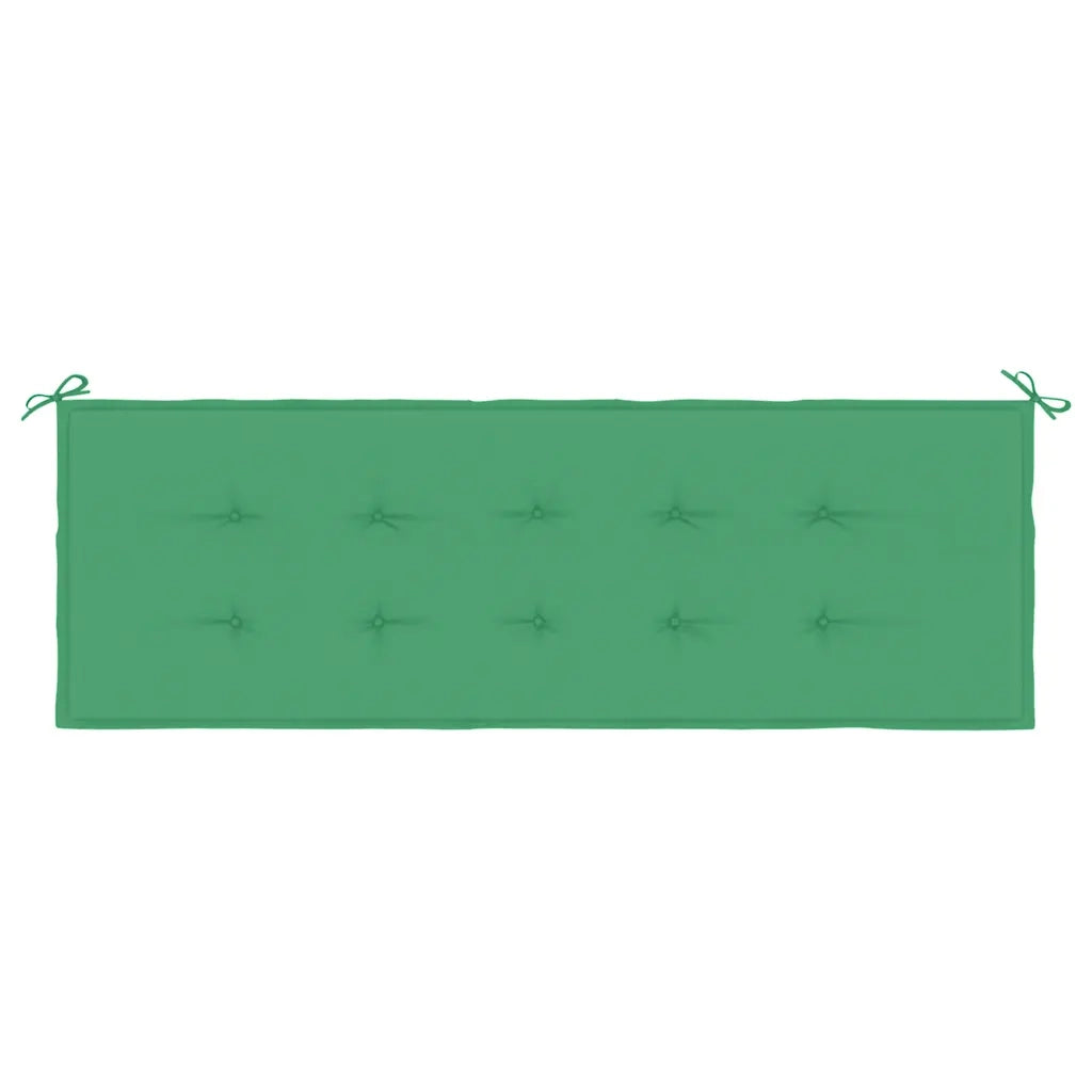 Cuscino per Panca Verde 150x50x3 cm in Tessuto Oxford 43207