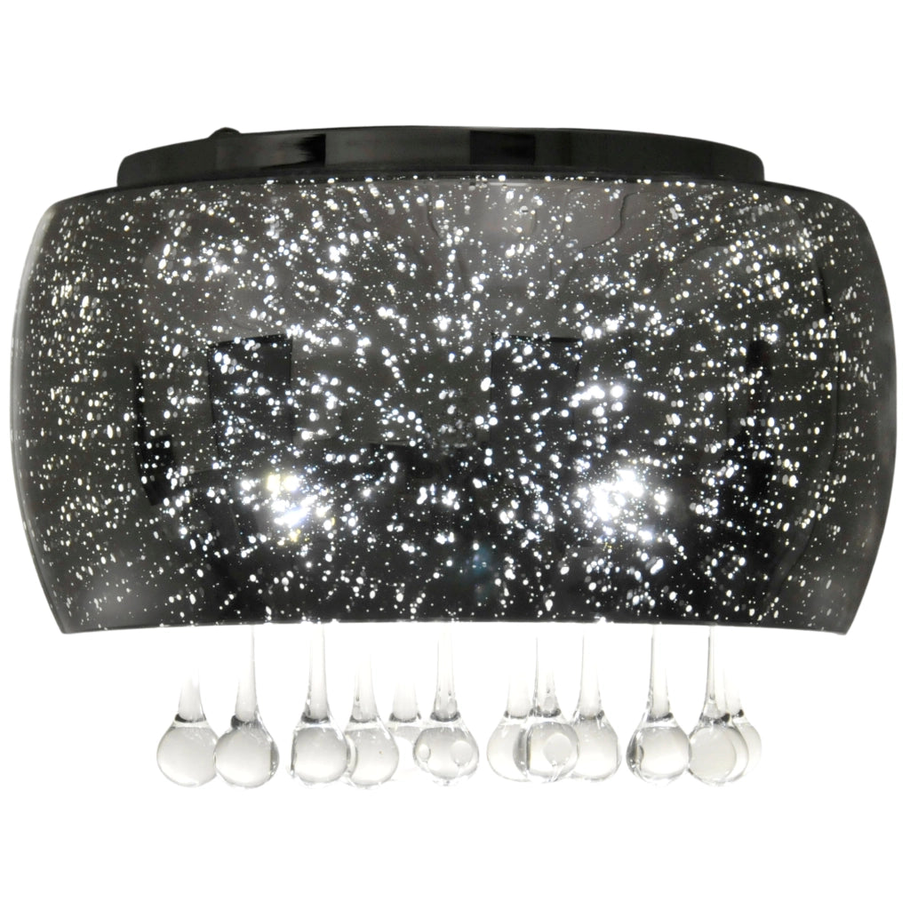 Applique glamour JULIA 2xG9 cromata in vetro Polux 317438