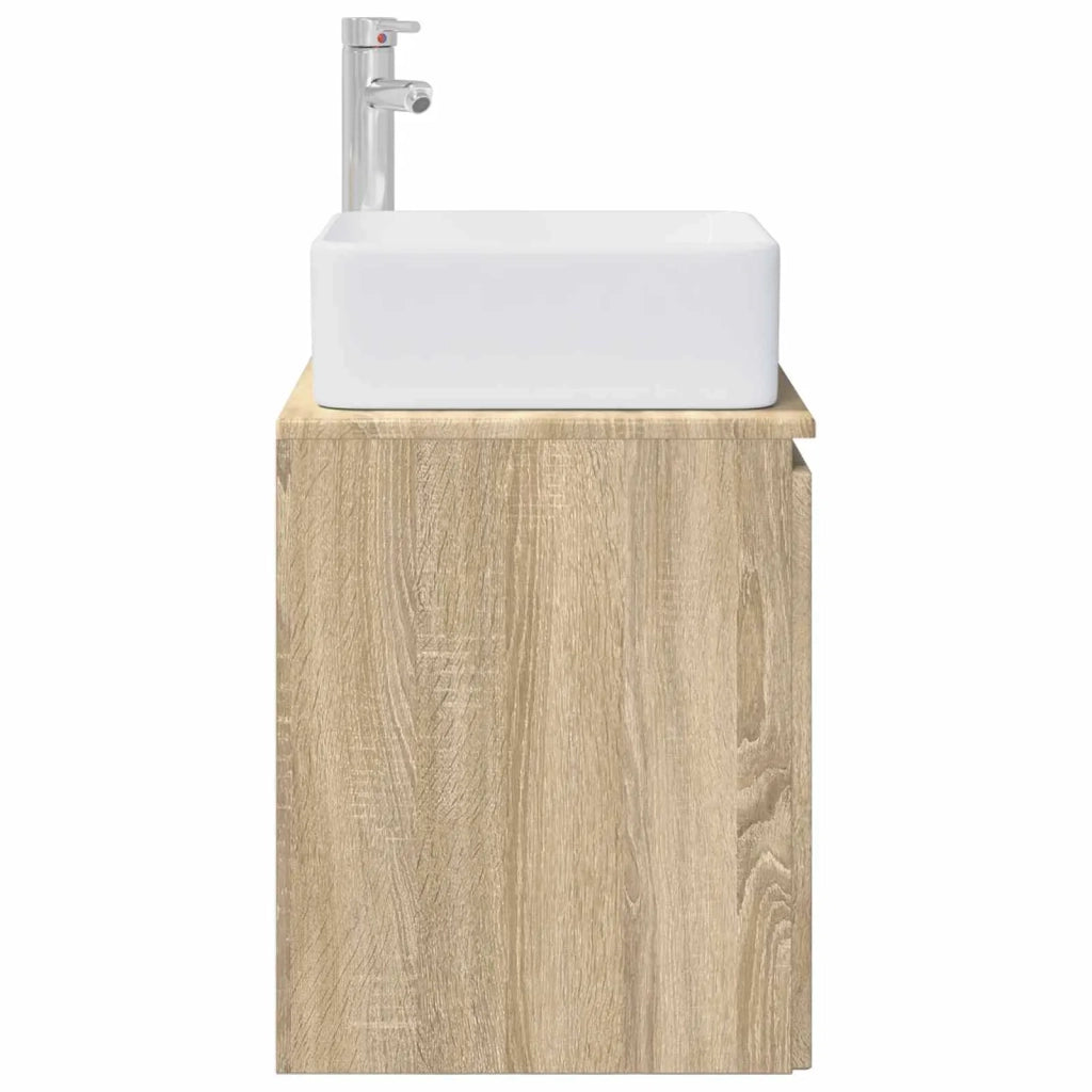 Mobile Lavabo da Parete Rovere Sonoma 53 x 35 x 63 cm 890424