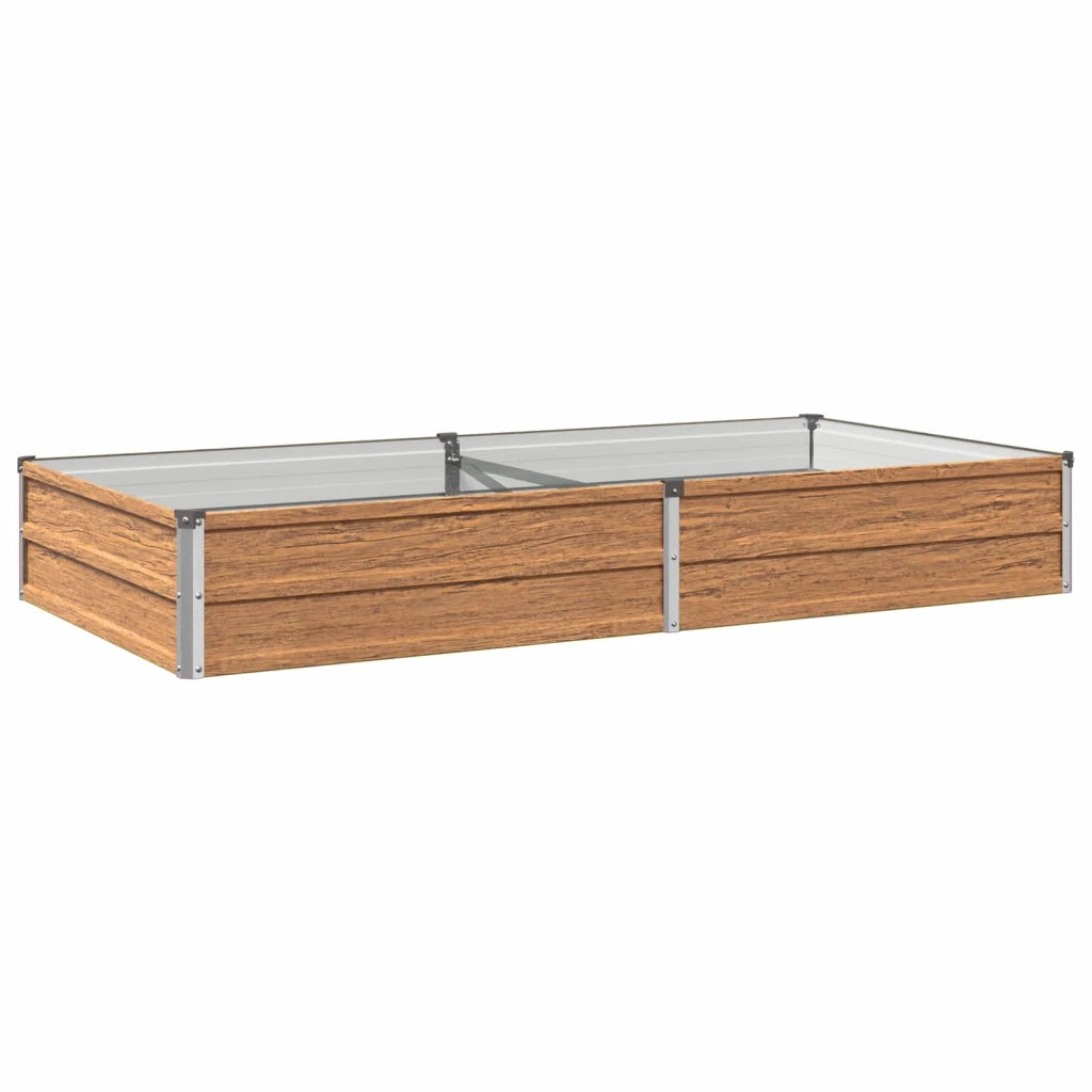 Letto rialzato da giardino Marrone legno 160 x 80 x 24 cm 8006471