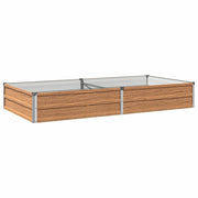 Letto rialzato da giardino Marrone legno 160 x 80 x 24 cm 8006471