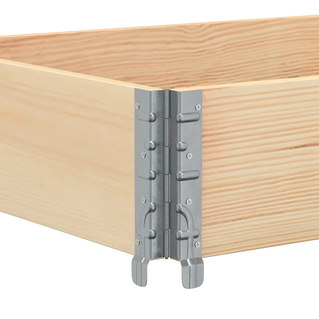 Fioriera | Cassetta per fiori | Vaso da Giardino 80x60 cm in Legno Massello di Pino