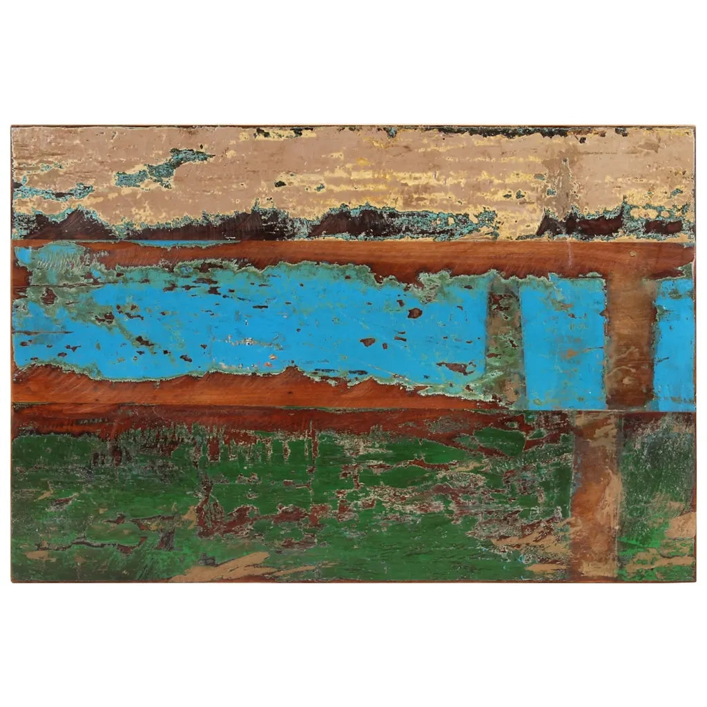 Piano Tavolo Rettangolare 60x90 cm 25-27 mm Legno di Recupero cod mxl 57973