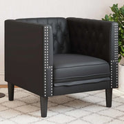 Divano Nero 74,5 x 71 x 70,5 cm PVC 42013013
