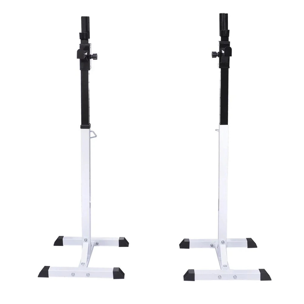 Supporto per bilanciere da sollevamento pesi a 12 livelli bianco/nero 02_0000727