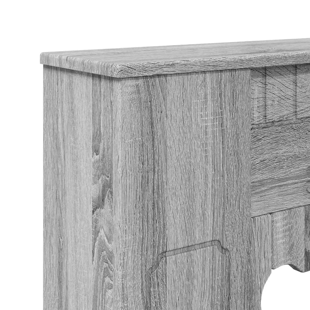 Cornice per camino Sonoma grigio 93 x 20 x 89 cm 8006630