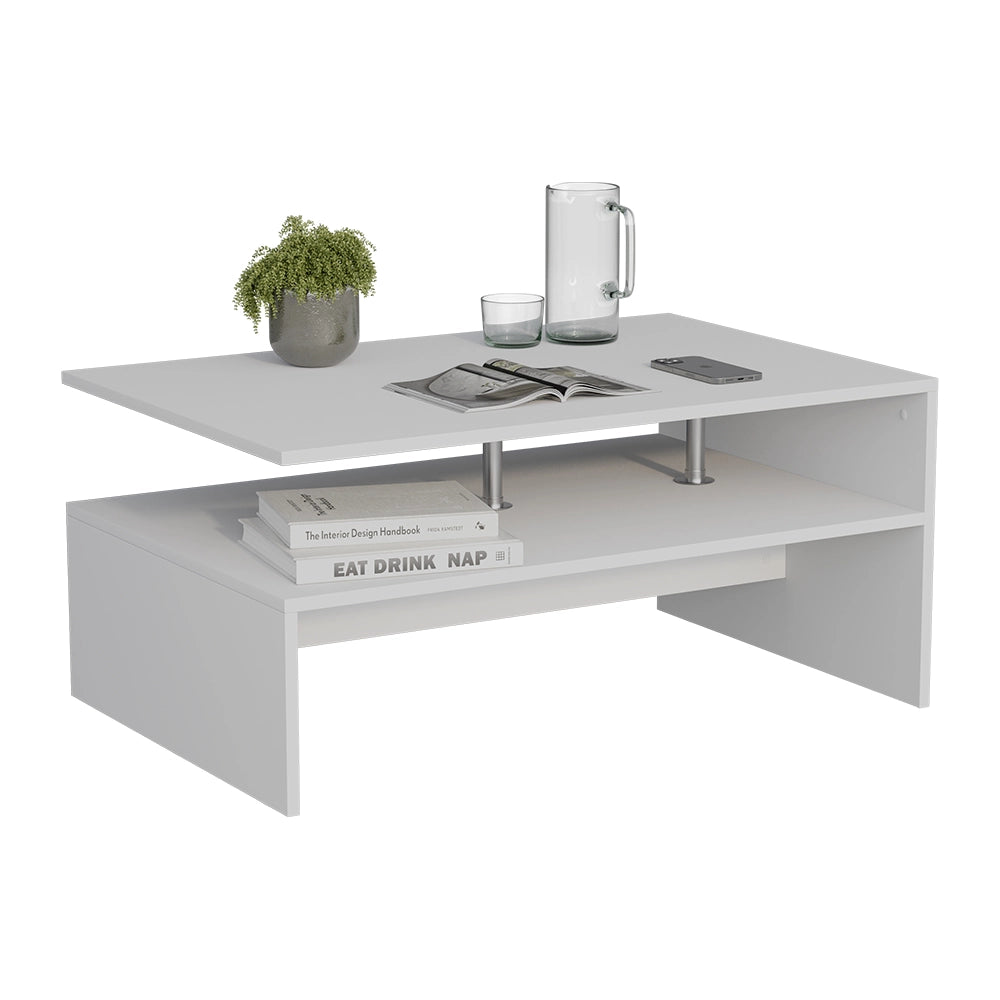 Vicco Tavolino da salotto Bianco 90 x 52.6 cm