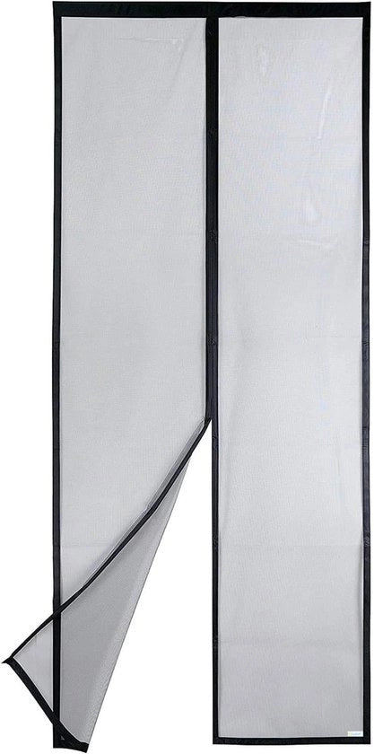 Barriera magnetica - mantiene il fresco all'interno - 1 pezzo - nero - 90 x 240 cm
