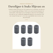 Slijper per Dardi 6 Pezzi - Resistente e Duraturo - Formato Compattibile - Adatto per Dardi - Rimuove Spine Metalliche - Ideale per lo Sport dei Dardi