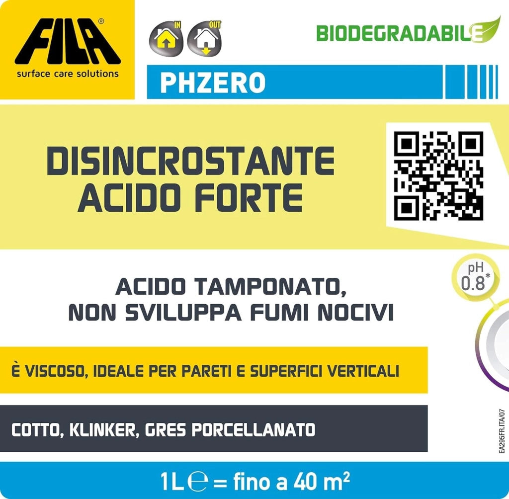 Fila Ph Zero Lt.1 Disincrostante Acido Forte