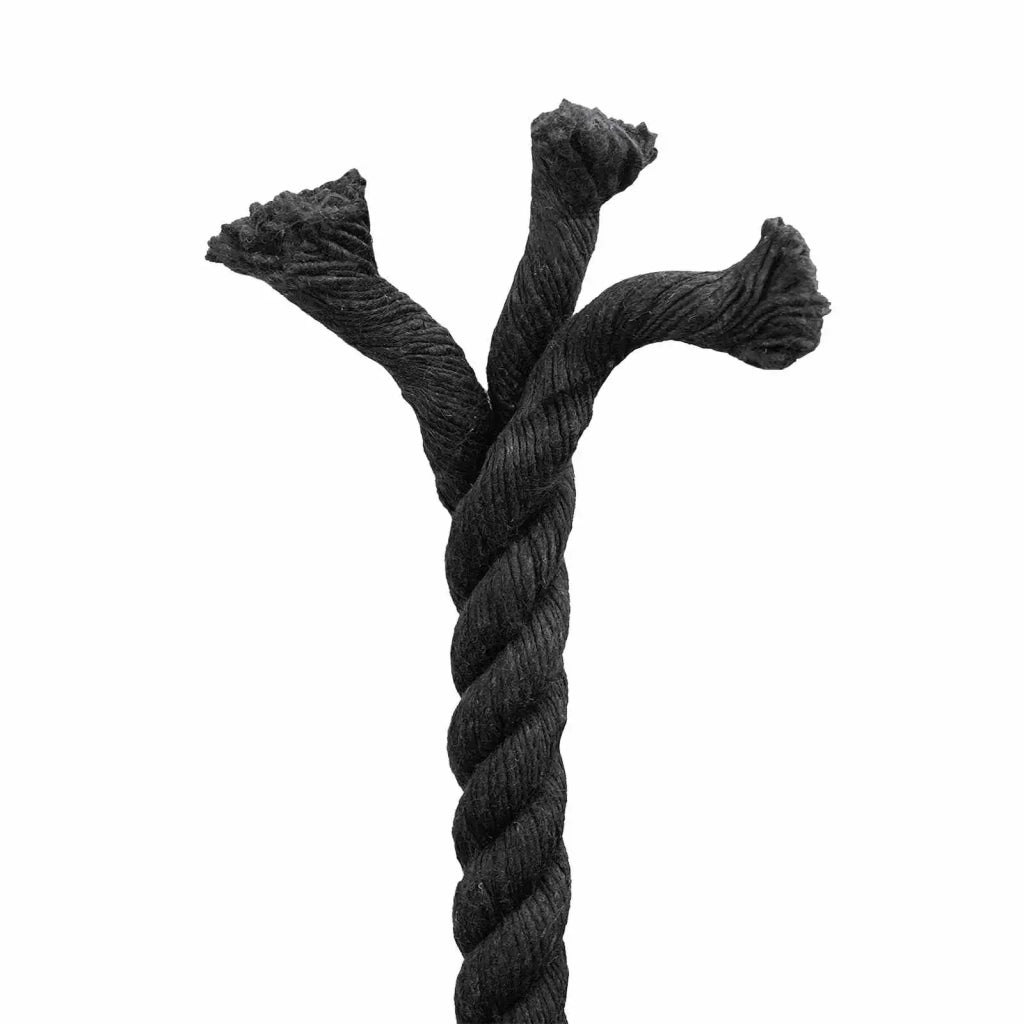 Corda Nero 1,6 x 1,6 x 10000 cm Cotone
