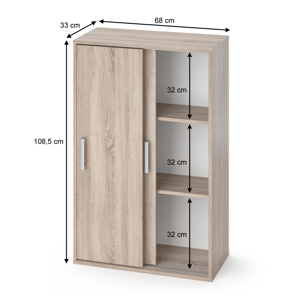 Vicco Armadio multifunzione Sonoma 68 x 108.5 cm