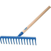 RASTRELLO GARDEN EXTRA + MANICO AGEF  ACCIAIO VERN/FAGGIO DENTI 12 CM 30 H.CM 120