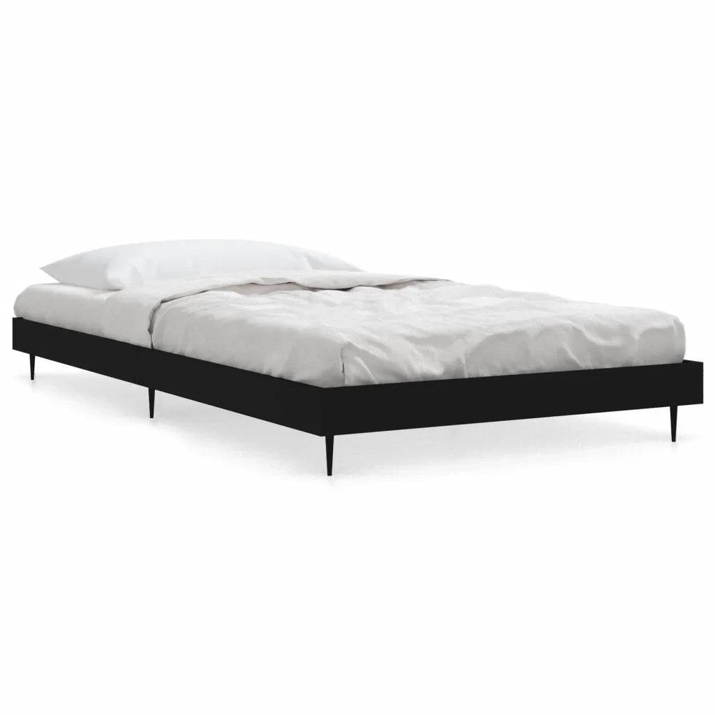 Giroletto Nero 90x190 cm in Legno Multistrato 832302