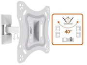 MENSOLA STAFFA PER TV BIANCA CON BRACCIO 451059 PER SCHERMO DA 28'' A 42''