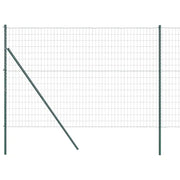 Recinzione da Giardino | Recinzione con Posto Verde 1,5 x 10 m Acciaio e PVC