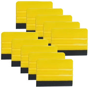 Set di 10 Foliatori Ergonomici Antiscivolo - Rakel Universale con Placca Grafica - Foliatori in Plastica Duratura