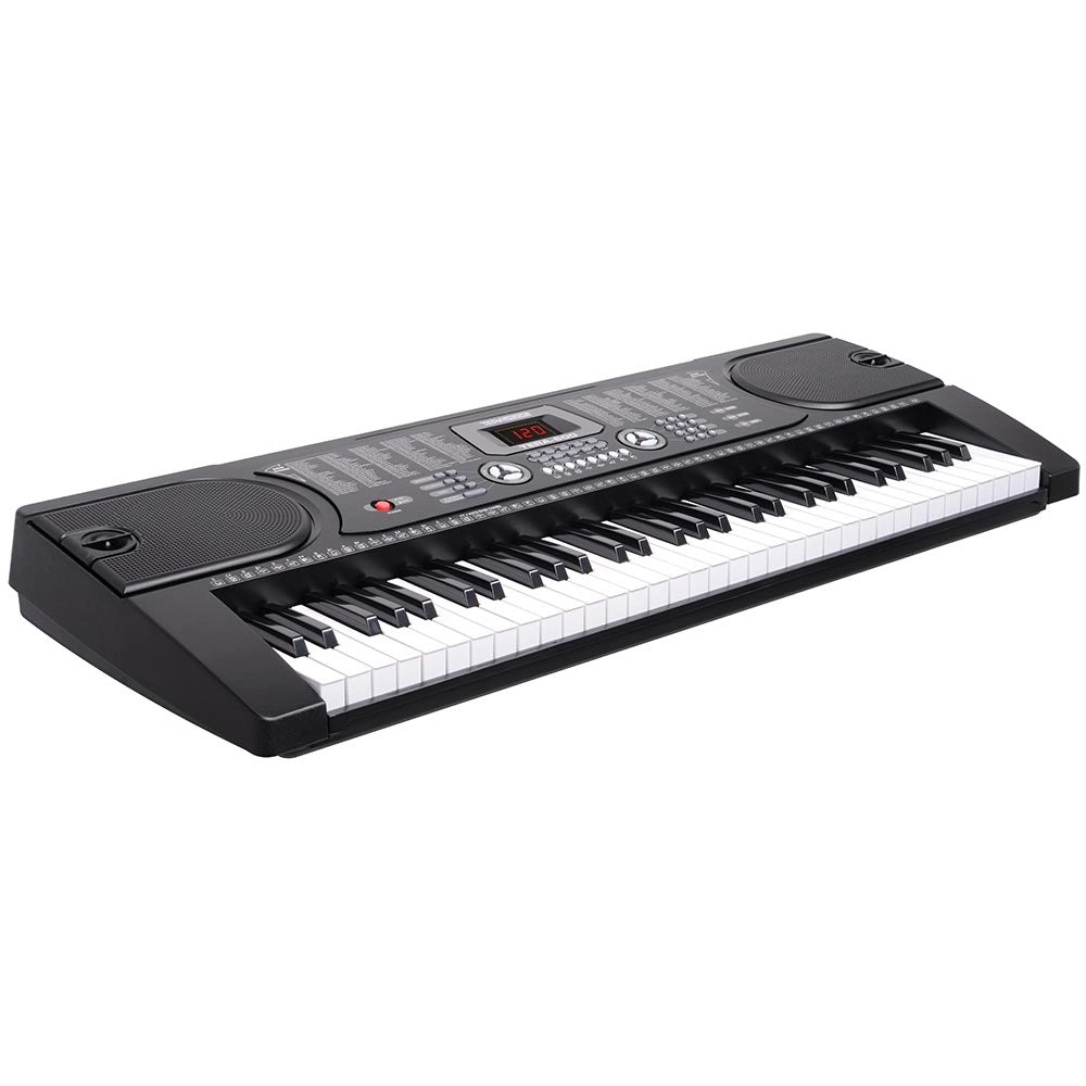Tastiera Musicale Pianola Elettronica 61 Tasti Pianoforte AUX MIcrofono