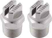 Nozzle alta pressione 0,91mm apertura - 110° testa di getto - 1/4 BSPT tubo di ingresso - bocca a V - Compatibile con Prochem - alta efficienza di uscita d'acqua - nozzola alta pressione