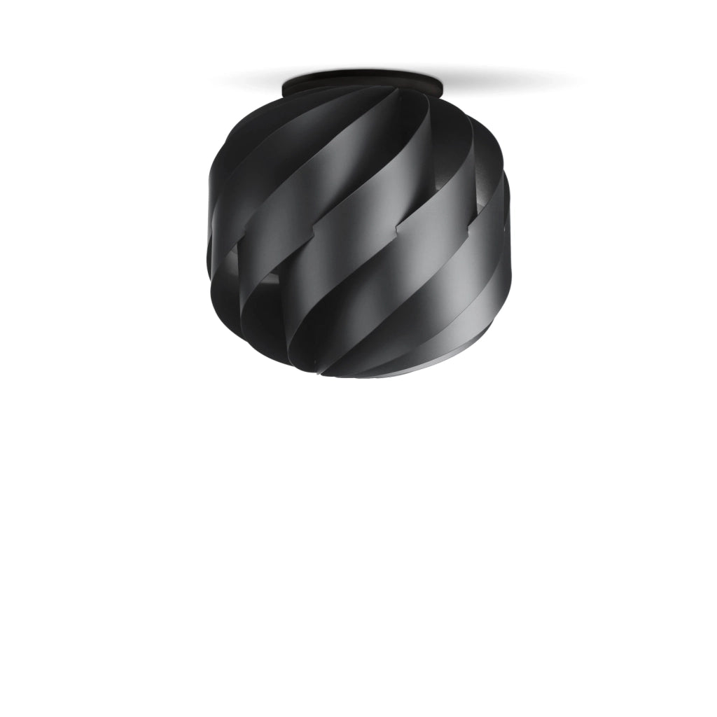 Plafoniera Moderna Globe Polilux ® Nero 1 Luce E27 D40Cm