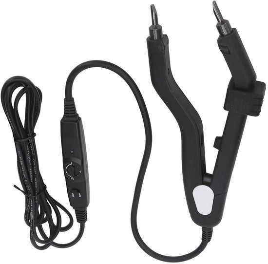 Strumento per Estensioni Capelline Professionale - Ferro di Fusione - Connessione - 100-240V - Adatto per Estensioni Capelline - Maneggevole - Alta Qualità - Estensione Panetto
