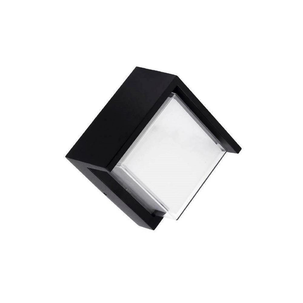 Trade Shop - Applique Da Esterno E Interno Lampada Moderna Per Parete Quadra Ip65 Faretto 12w -
