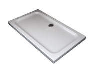 Piatto Doccia Rettangolare Ribassato In Abs H 5cm Con Piletta Inclusa 80x140