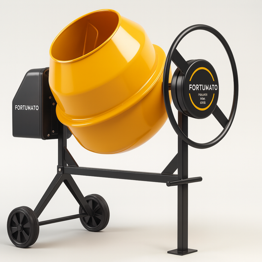 Betoniera elettrica vasca acciaio resistente 180 litri 800 w 28 rpm