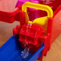 Playset Acquatico 78 Pezzi con Acqua e Sabbia per Bambini 3-6 Anni, 123x111x7cm, Blu e Rosso