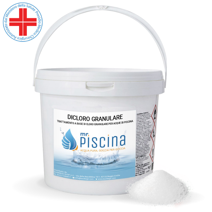Dicloro Granulare Confezione Da 25 Kg, Presidio Medico Chirurgico