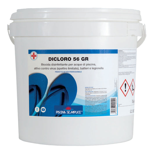 Dicloro Granulare 10 Kg - Trattamento Shock Piscina