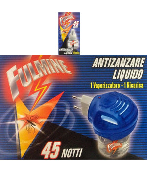 Diffusore Anti Zanzare Liquido Vaporizzatore Con Ricarica Assicura 300 Ore         