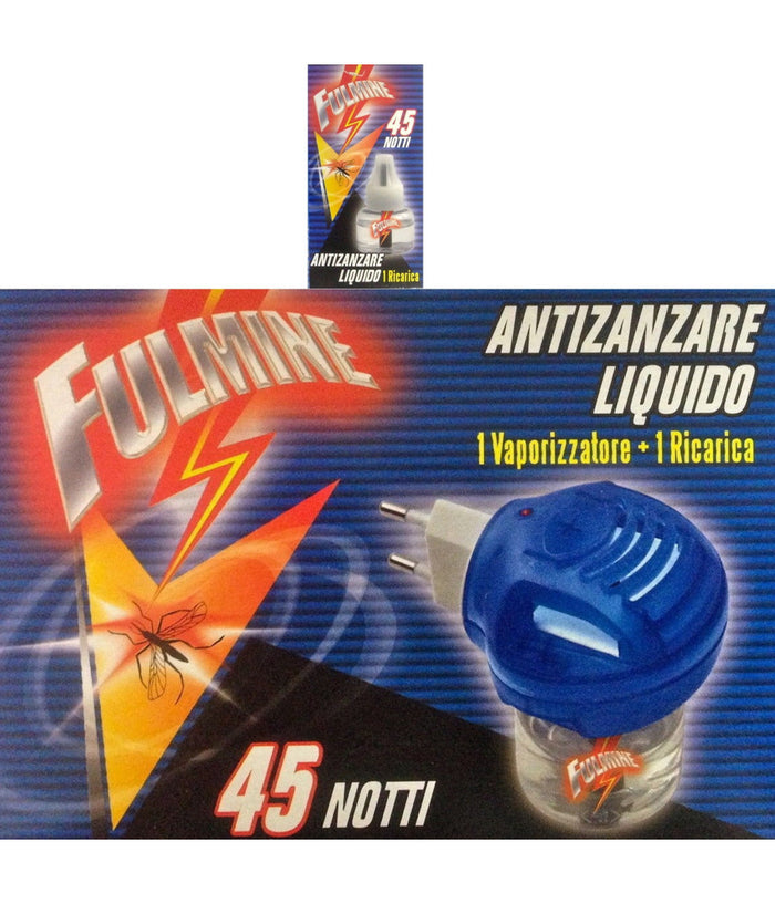 Diffusore Anti Zanzare Liquido Vaporizzatore Con Ricarica Assicura 300 Ore         