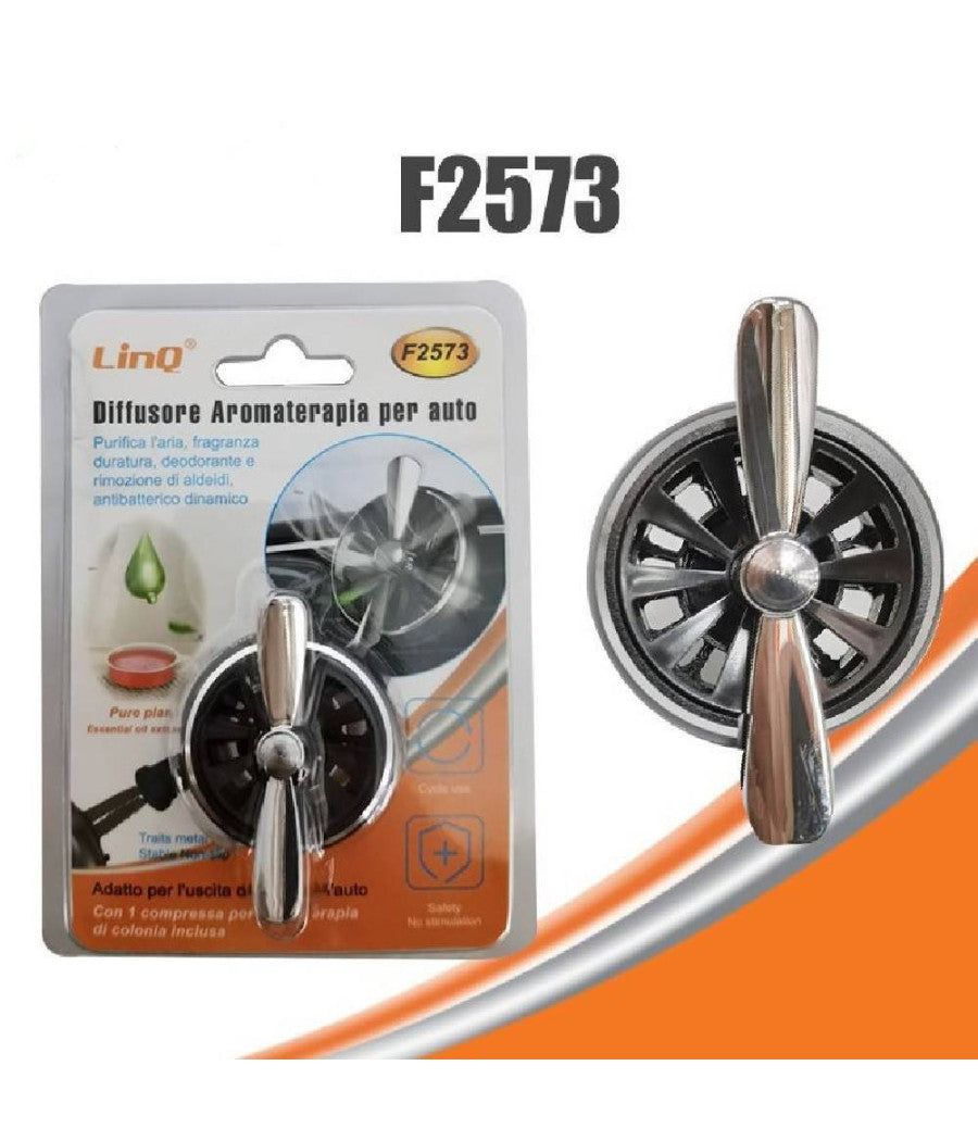 Diffusore Aroma Aromaterapia Profumo Deodorante Fragranza Aria Per Auto F2573         