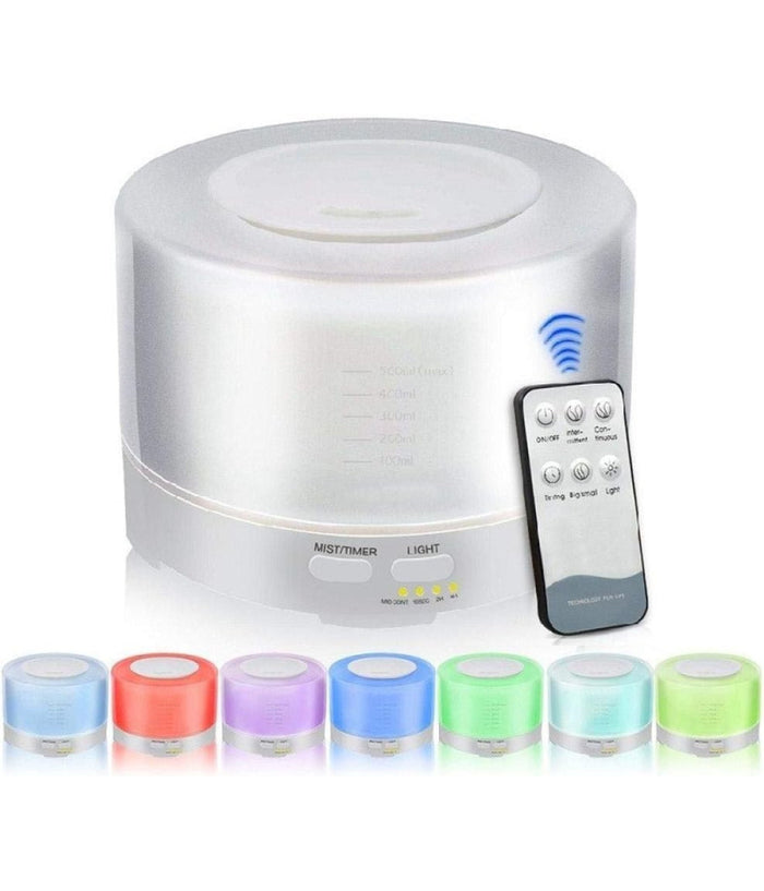 Diffusore Aromi 4in1 Umidificatore Bianco Ambiente Rgb Aromaterapia Ultrasuoni         