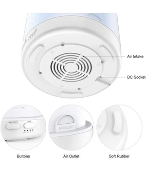 Diffusore Aromi 4in1 Umidificatore Bianco Ambiente Rgb Aromaterapia Ultrasuoni         