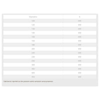 Diffusore di aria da 230mm in rame raccordo mf per canali di aerazione